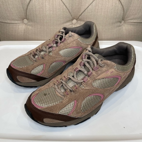 Timberland Women's Sz 10 Hiking Trail Shoes Tan Pink - Picture 3 of 10